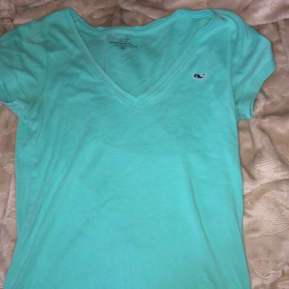 turquoise t-shirt from vineyard vine